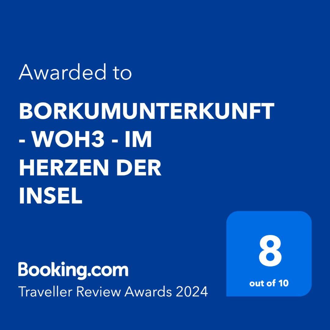 Borkumunterkunft - Woh3 - Im Herzen Der Insel 外观 照片